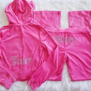 Juicy Couture Pink Velour Tracksuit